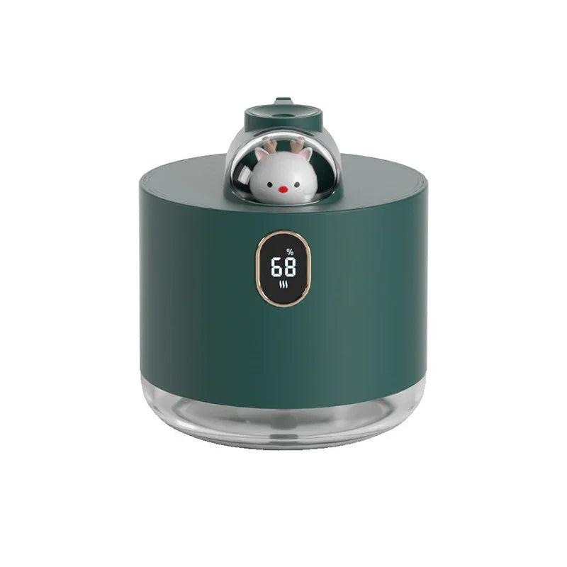 Green Astronaut Humidifier with LED Night Light - Flea Market